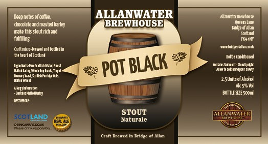Allanwater Brewhouse Pot Black
