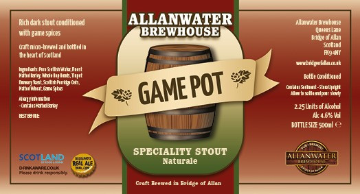 Allanwater Brewhouse Game Pot