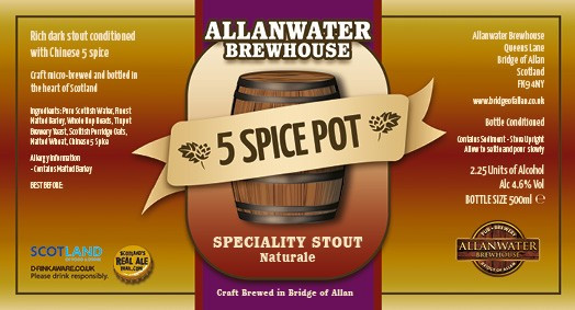 Allanwater Brewhouse 5 Spice Pot