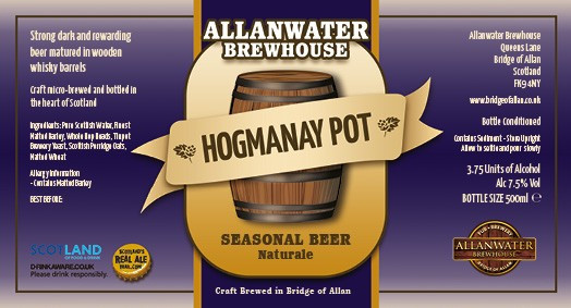 Allanwater Brewhouse Hogmanay Pot