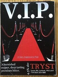 Tryst Brewery V.I.P.