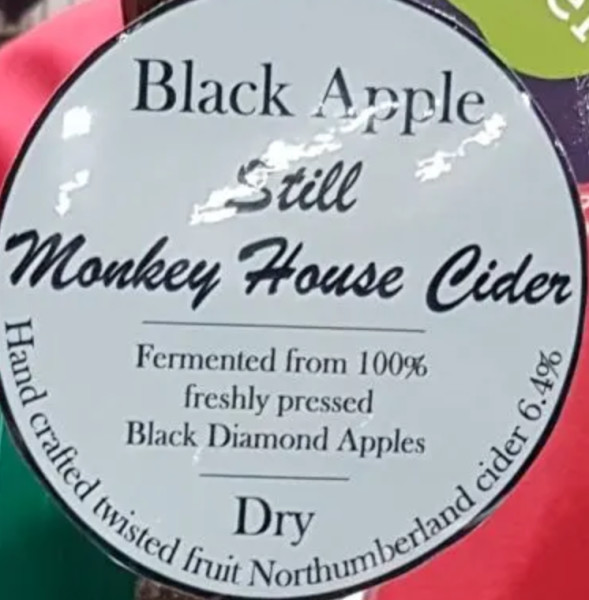 Monkey House Cider Black Apple Still