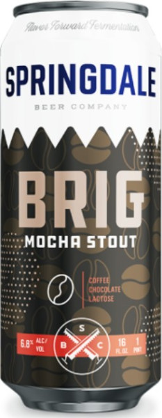 Springdale Beer Company Brig Mocha Stout