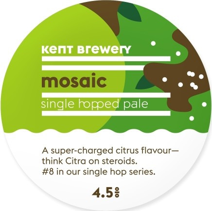 Kent Brewery Single Hopped Pale - Mosaic #8