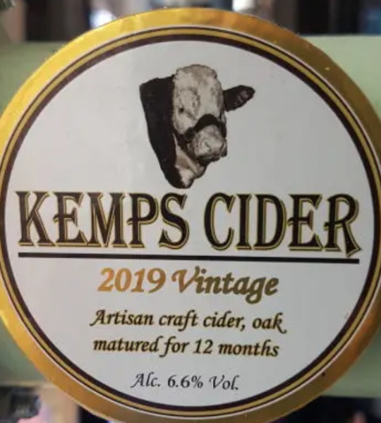 Kemps Cider 2019 Vintage