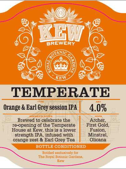 Kew Brewery Temperate (4% Orange Label)
