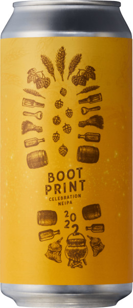 Hop Notch Brewing Boot Print 2022 Celebration NEIPA