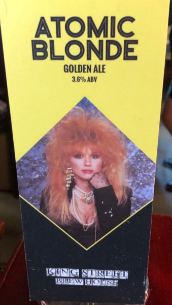 King Street Brew House Atomic Blonde