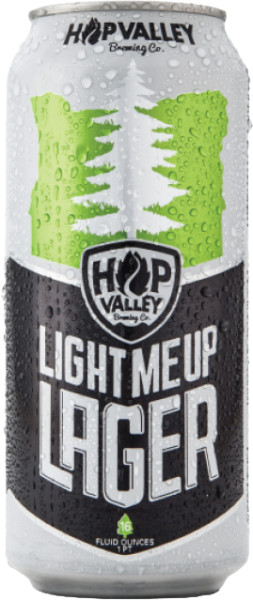 Hop Valley Brewing Company Light Me Up Lager