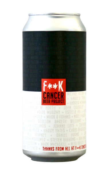 F**K Cancer Beer Project My Name's On That Can