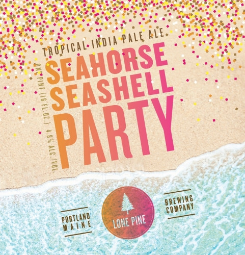 Lone Pine Brewing Company Seahorse Seashell Party