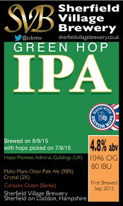 Sherfield Village Brewery Green Hop IPA