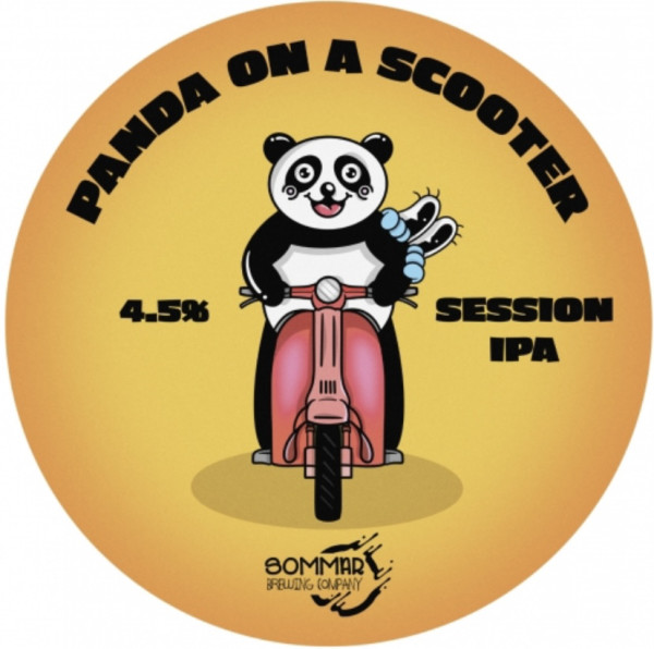 Sommar Brewing Company Panda on a Scooter