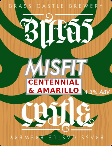 Brass Castle Brewery Misfit - Amarillo & Centennial