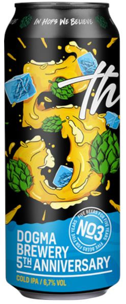 Dogma Brewery 5th Anniversary Beer #3 - Cold IPA