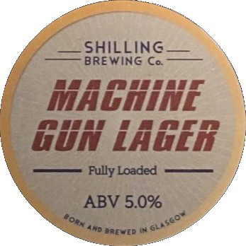 Shilling Brewing Company Machine Gun Lager