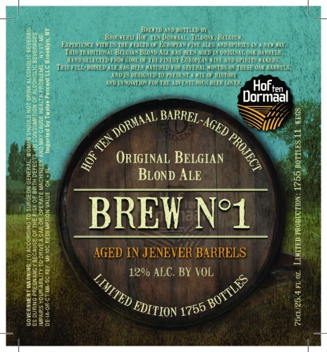 Brouwerij Hof Ten Dormaal BA Project (Blonde Ale) : Jenever