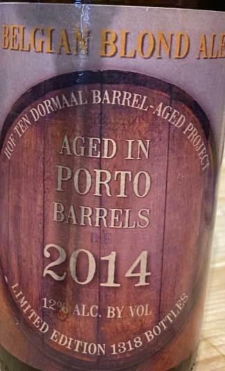 Brouwerij Hof Ten Dormaal BA Project (Blonde Ale) : Porto (2014)