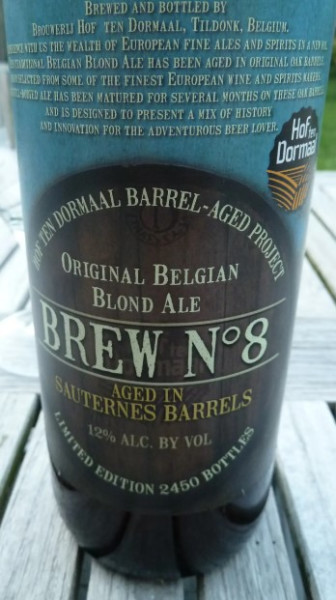 Brouwerij Hof Ten Dormaal BA Project (Blonde Ale) : Sauternes