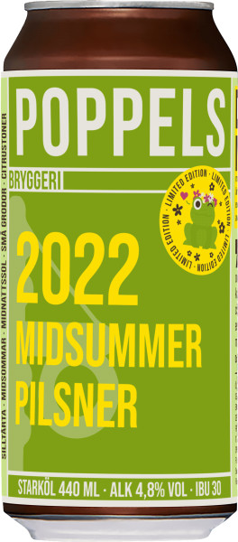 Poppels Bryggeri Midsummer Pilsner (2022)