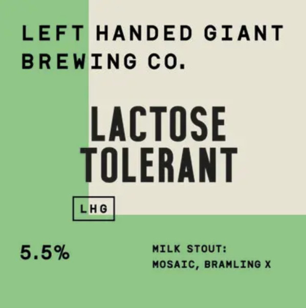 Left Handed Giant Brewing Co. Lactose Tolerant