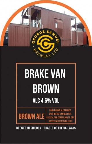 George Samuel Brewing Co. Brake Van Brown