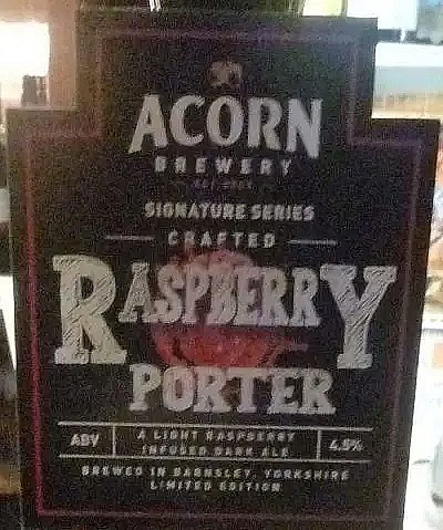Acorn Brewery Raspberry Porter