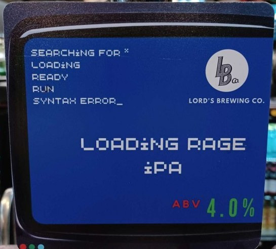 Lord's Brewing Co. Loading Rage IPA