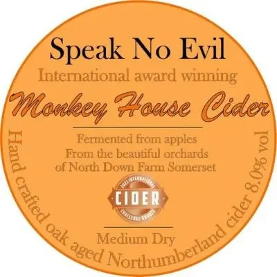 Monkey House Cider Speak No Evil
