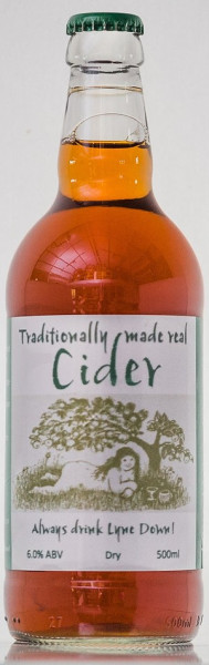 Lyne Down Organics Traditionally Made Real Cider Dry