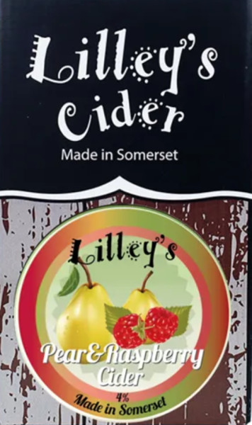 Lilley's Cider Pear and Raspberry Cider