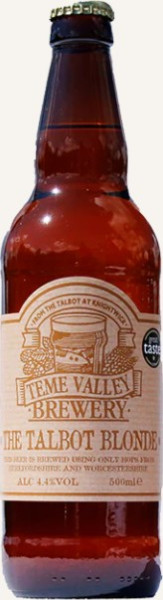 Teme Valley Brewery The Talbot Blonde