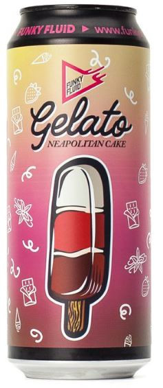 Funky Fluid Gelato: Neapolitan Cake