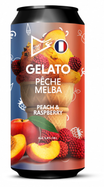 Funky Fluid Gelato: Peche Melba
