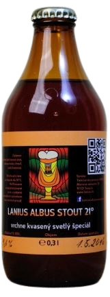 Trenčiansky Pivovar Lánius Albus Stout 21°