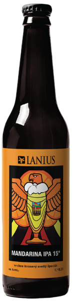 Trenčiansky Pivovar Lánius Mandarina IPA 15°