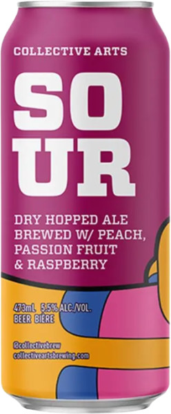 Collective Arts Brewing Sour Dry Hopped w/ Peach, Passion Fruit & Raspberry