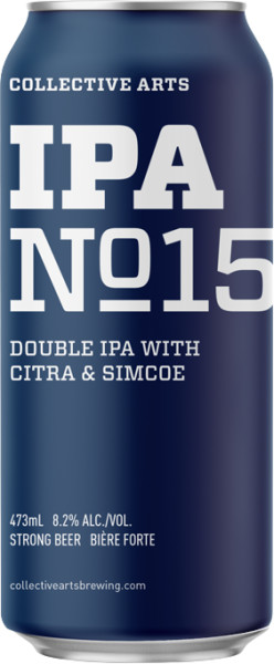 Collective Arts Brewing IPA No. 15: DIPA w/ Citra & Simcoe