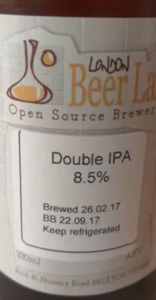 London Beer Lab Double IPA