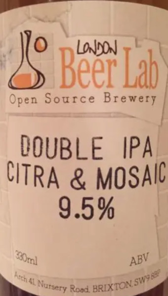 London Beer Lab Double IPA - Citra & Mosaic