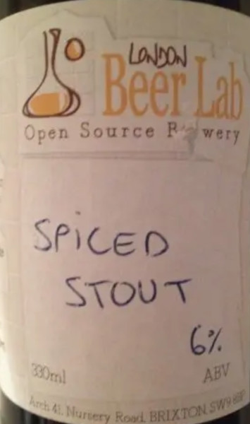 London Beer Lab Spiced Stout