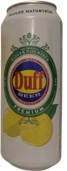 Duff Beverage Radler Naturtrüb