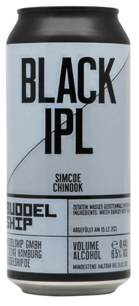 Buddelship Brauerei Black IPL (Simcoe & Chinook)