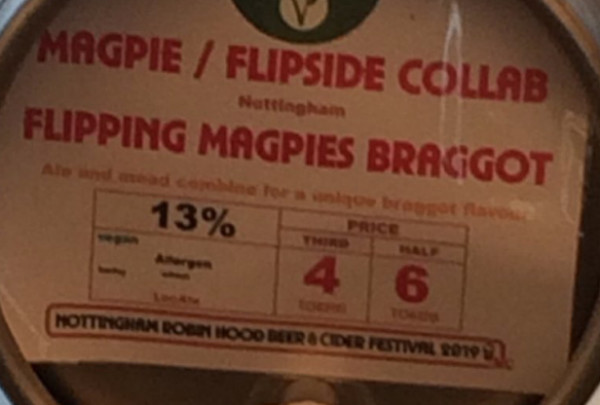 Magpie Brewery Flipping Magpies Braggot