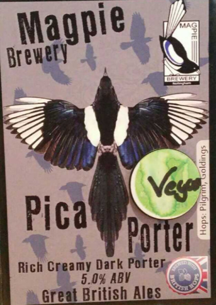 Magpie Brewery Pica Porter