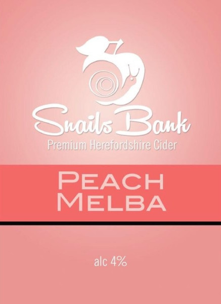 Snails Bank Cider Peach Melba