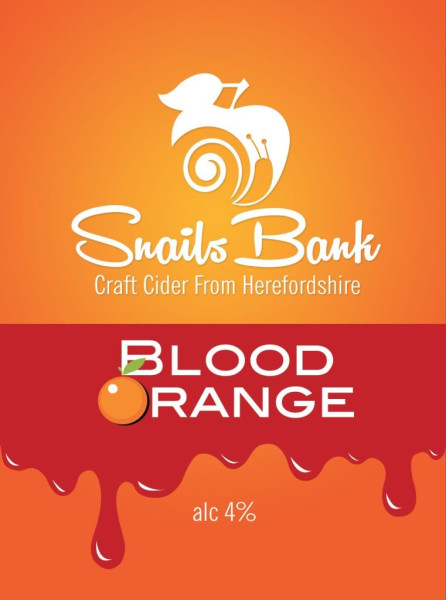 Snails Bank Cider Blood Orange