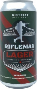District Brewing Company Rifleman Lager