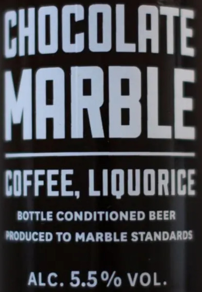 Marble Beers Chocolate Marble - Coffee, Liquorice