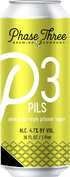 Phase Three Brewing Company P3 Pils